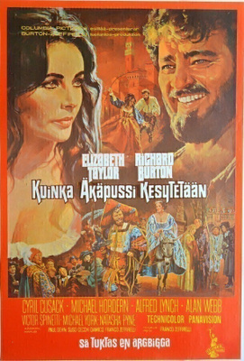 Elokuvajuliste: Kuinka Äkäpussi Kesytetään (Elizabeth Taylor