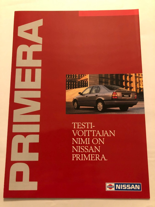 Myyntiesite - Nissan Primera - 1991