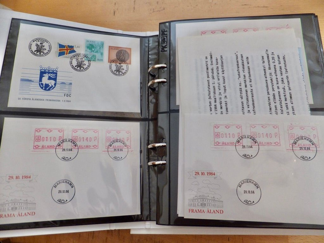 104 Ensipäiväkuorta FDC Ahvenanma Åland Postin Kansiossa