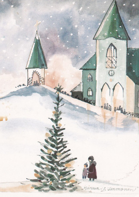 MINNA IMMONEN - JOULUKIRKKOON MENO - 4