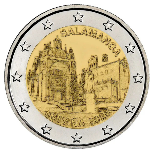 ** ESPANJA 2€ 2025 Salamanca pillerissä **