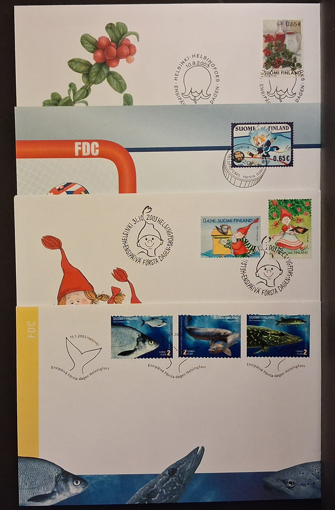 FDC 6 - 2003 4 kpl
