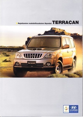 Hyundai Terracan -esite, 2002