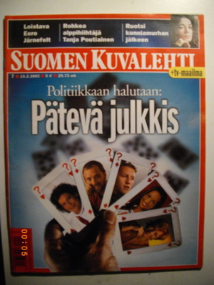 Suomen Kuvalehti Nro 7/2002 (26.11)