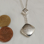 Tiffany & Co. Sterling Hopea kaulakoru riipus kivillä 925 - pikkukuva 2