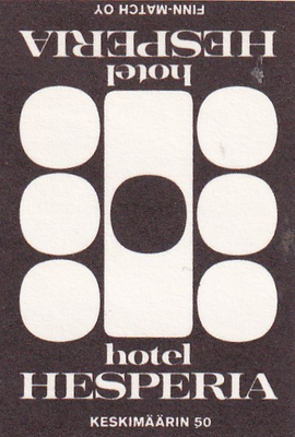 Helsinki, Hotel Hesperia  7/15