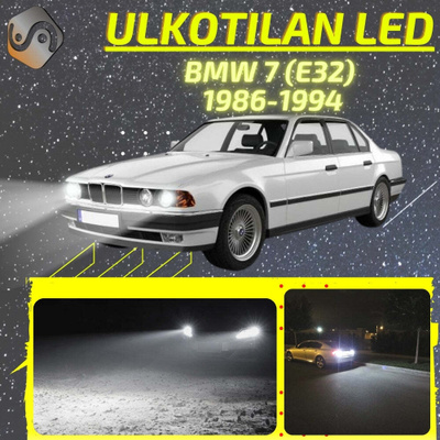 7 (E32) 1986-1994 Ulkoiset LED -valot