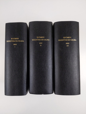 Suomen säädöskokoelma 1993 1-3