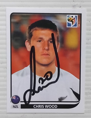 Chris Wood Uusi Seelanti signed