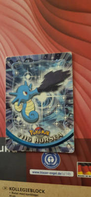 Pokemon Topps TV animation edition 2000 Horsea #116 card