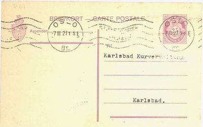 Norja 25 öre ehiö CSR:ään 1927