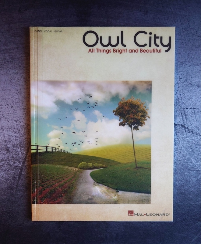 Owl City : All Things Bright and Beautiful nuottikirja