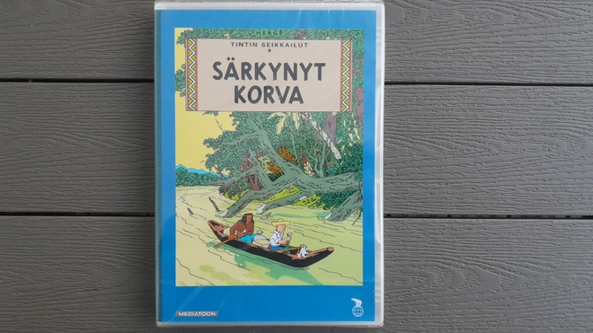 DVD: Tintin Seikkailut - Särkynyt Korva (1991/2011) UUSI