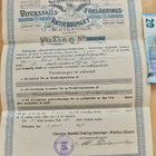VANHA Vakuutuskirja Schweiziska Oy Helsinki 1917 - pikkukuva 1