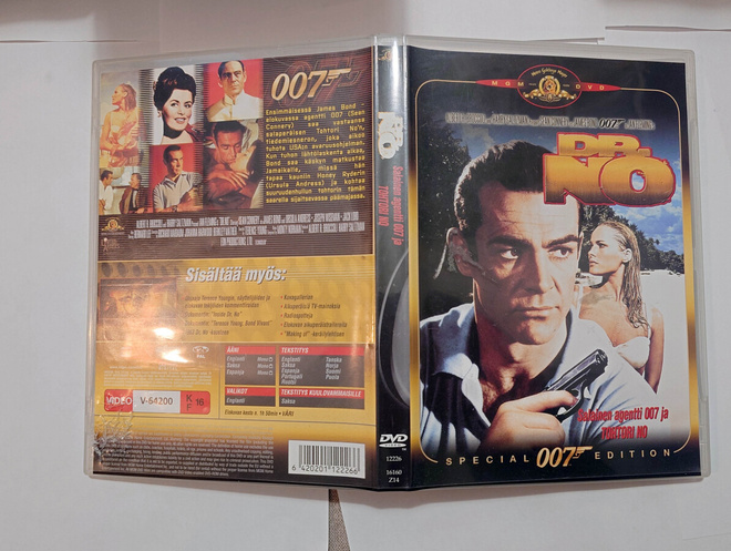 James Bond 007 Tohtori No Dr. No DVD suomitext