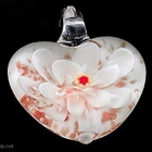 1017 .. Murano Upea Lampwork Taidelasi .. Kaulakoru - pikkukuva 1