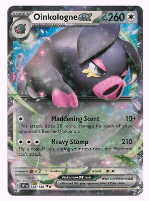 Oinkologne ex 158/198 Pokemon TCG