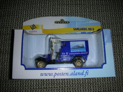 Åland post/Ahvenanmaa posti keräilyauto pienoismalli