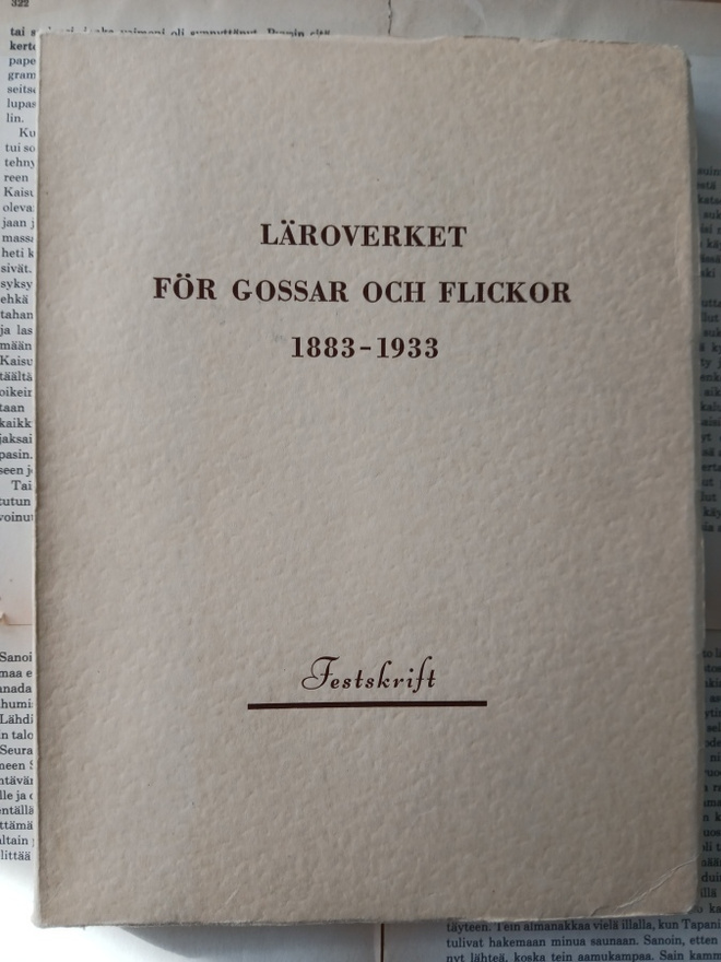 Läroverket för gossar och flickor 1883-1933 (häftad bok)