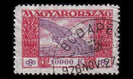 Unkari 388 o Lentoposti 10000 Kr (1924)