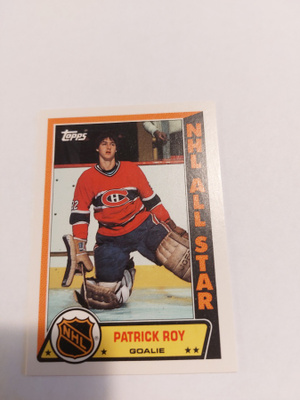 1989-90 Topps Sticker Inserts #6 Patrick Roy