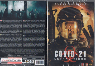 covid-21 (77 250) UUSI -FI- nordic, DVD 2020