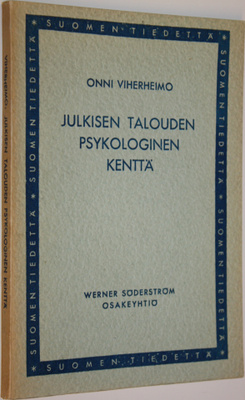 Onni Wiherheimo : Julkisen talouden psykologinen kenttä