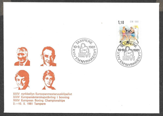 Tampere - Nyrkkeily XXIV EM 10.5.1981