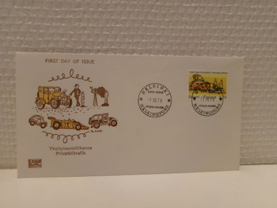 FDC- ensipäiväkuori - Yksityisautoliikenne - 1979