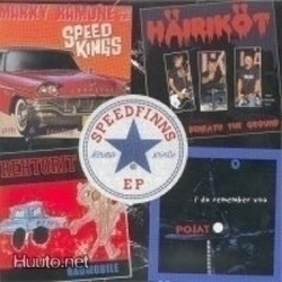 Speedfinns 7 ep splatter vinyyli Ramones Häiriköt