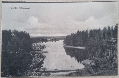 Turenki Hiidenjoki postikortti+negatiivi