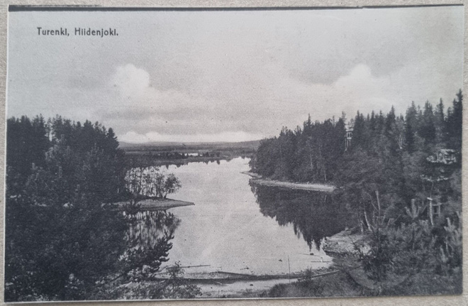 Turenki Hiidenjoki postikortti+negatiivi