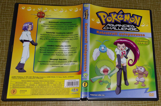 DVD: Pokemon - Advanced Challenge / Katastrofi valepuvussa