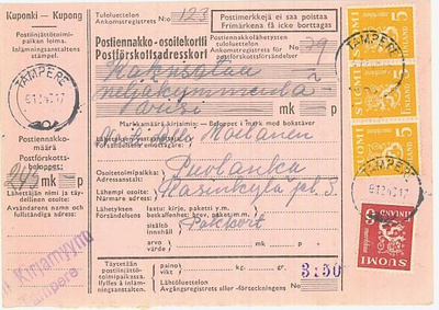 1946 postiennakkopaketti