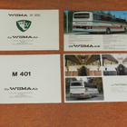 1980-luku Wiima bussi esite  4 kpl - KUIN UUSI - linja-auto - pikkukuva 2