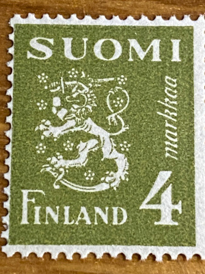 LEIJONAMALLI 1930 4MARKKAA**