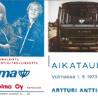 ARTTURI ANTTILA OY LINJA-AUTO AIKATAULUT 1.6.73 ALKAEN PORIN - pikkukuva 1