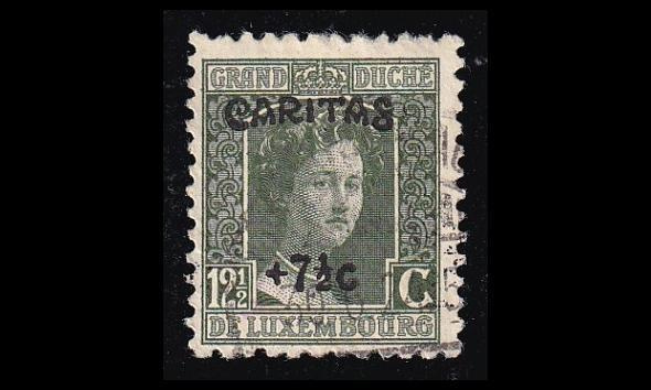 Luxemburg 148 o Adelheid Caritas 12½ + 7½ C (1924)