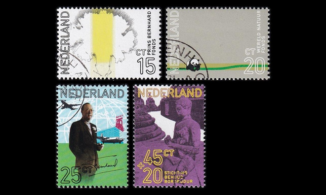 Alankomaat 965-8 o Prinssi Bernhard 60v (1971)