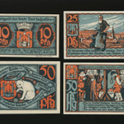 Saksa Notgeld 10, 25, 2 x 50 Pfg, Bad Salzugen - pikkukuva 1