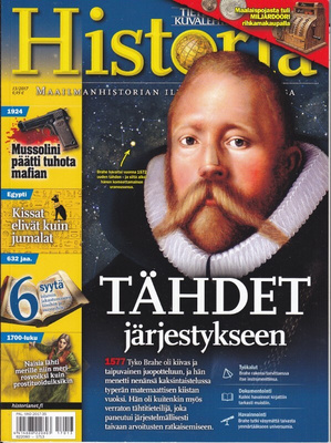Tieteen Kuvalehti HISTORIA 13/2017 Tyko Brahe