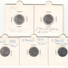10 p 1991-1996 virheellisiä, 5 kpl erä - pikkukuva 1