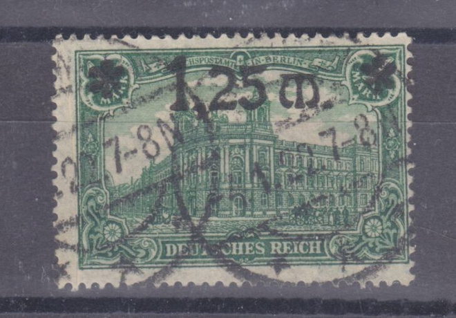 Saksa reich 1920 LaPe 133 leimattuna.