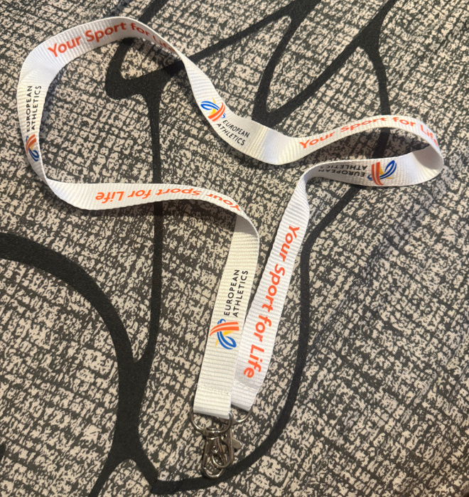 AVAINNAUHA / LANYARD - EUROPEAN ATHLETICS YOUR SPORT 4 LIFE