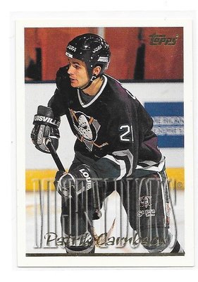 1995-96 Topps #335 Patrik Carnbäck Anaheim Mighty Ducks