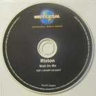 Rixton • Wait On Me PROMO CDr-Single - pikkukuva 1