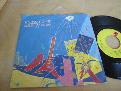 Rolling Stones Going to a go go (live) 7 45 Hollanti 1982