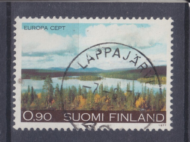 1977 Europa cept loistoleimalla