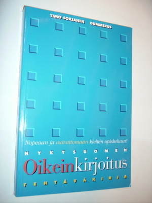 Sorjanen: Nykysuomen oikeinkirjoitus (tehtäväkirja) Sis.pk:t