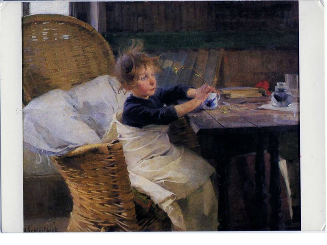 kortti **/° Schjerfbeck Helene Lapsi - eril. taidekortteja